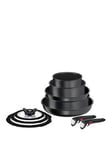 Tefal Ingenio Daily Chef 10Pc Removable Handle, Stackable Induction Pan Set L7629142