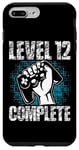 Coque pour iPhone 7 Plus/8 Plus Level 12 Complete Cadeau d'anniversaire 12 ans Gamer