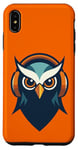 Coque pour iPhone XS Max Owl Groove Music Lover's Casque audio