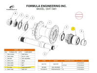 Formula FH-522A Frihjulsbody Sram XD, DHT-1481