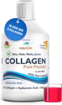 Marine Liquid Collagen 10000Mg 500 Ml I Pure Hydrolyzed Collagen Peptides (Type