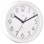 Acctim Ditton Wall Clock Radio Controlled Glass Lens 20cm kitchen clock