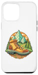Coque pour iPhone 14 Pro Max Bottes de randonnée, pique-nique, plein air, partager un bon moment en famille