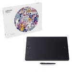Wacom Intuos Pro Pen Tablet (Size: L) / Large Professional Graphic incl. 2 with Replacement Tips Compatible Windows & Apple