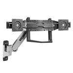Ergotron Dual Monitor Arm with Pivots for Up to 24 inch Screen - Black