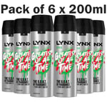 Lynx Africa Anti Perspirant XL Aerosol Deodorant Body Spray Scent Pack 6 x 200ml