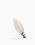 E14 kirkas LED lamppu Kynttilä 6W 2700K 850 lumenia