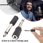 Converter 6.5cm to 3.5mm Female Jack Connector Earphone Jack