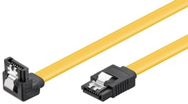 SATA L-Type hane till SATA L-Type hane-kabel, 6 Gbit/s, 90° Clip, 0,3m