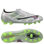 Mizuno Alpha Ii Made In Japan Fg/ag - Vit/silver/svart, storlek 46