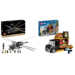 LEGO Icons Dune Atreides Royal Ornithopter, Set de Collection pour Adultes & City Le Food-Truck de Burgers, Jouet de Camionnette, Cadeau pour Garçons et Filles de 5 Ans ou Plus