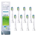 8 Pack - Philips Sonicare W Diamond Clean - Electric Toothbrush Heads - White