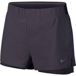 Nike Women W Nkct Flex Short Sport Shorts - Gridiron/(Gridiron), Small