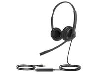 Yealink Uh34 Se Lite Dual Teams, Kabel, 20 - 20000 Hz, Kontor/Callcenter, 118 G, Headset, Svart