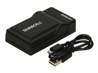 Duracell - USB-batterilader - svart - for Nikon D3200, D5100, D5200, D5300, D5500, D5600, Df Coolpix P7000, P7100, P7700, P7800