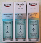 3 x EUCERIN HYALURON FILLER +3x EFFECT ULTRA LIGHT MOISTURE BOOSTER 30ml BB07/24