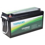Topband TB12200 Li-ion akku 12,8V 200Ah 485x170x245 LiFePO4
