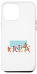 iPhone 14 Plus Christmas figures make a dab for Christmas Gingerbread man Case