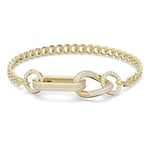 Swarovski armbånd Dextera bracelet Pavé, Mixed links, White, Gold-tone plated - 5636740