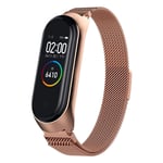 Xiaomi Mi Smart Band 4 milanese stainless steel watch band - Rose Gold