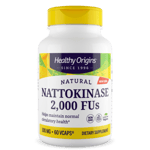 Healthy Origins  Nattokinase 2,000 FUs 100mg x 60 Vegetarian Capsules USA