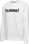 hummel Men's go cotton logo sweatshirt White