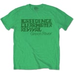 Creedence Clearwater Revival Unisex T-shirt för vuxna med Green River