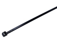 Kabelband 2,5X200 Svart Uv-Beständigt, Max Ø-Diameter 52,5Mm, Temperatur -40°C Till +85°C, Draghållfasthet 80N, Polyamid (Pa) - (100 St)