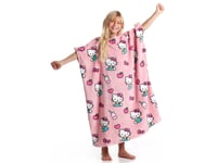 Kanguru Momonga Hello Kitty Plaid Och Filt För Barn, Rosa
