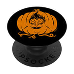 Disney Villains Ursula Jack-O'-Lantern Pumpkin Halloween PopSockets Support et Grip pour Smartphones et Tablettes