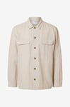 Selected HOMME - Overshirt Slh-Leroy Sun Overshirt LS - Grå