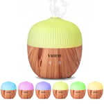Valieno Essential Oil Diffuser 160ML Portable Aromatherapy Diffuser Adjustable Mist Mode and Waterless Auto Shut-Off,Scented Oil Diffusers 7 LED Light Colors for Travel Office Home Bedroom Living Room