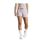 adidas Women Seasonal Essentials Monogram Graphic Fleece Short Shorts, S
