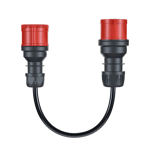 go-e Gemini flex adapter 11 kW – för CEE röd 32 A