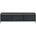 Enfold Skänk 45x186 cm, Svart / Antracit