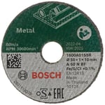Bosch 1600A01S5Y 3 Cutting Discs (for Metal, Ø 50 mm, Accessories for Easy Cut & Grind)