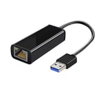 UE010 USB 3.0 till RJ45 nätverksadapter - 1000 Mbps Svart