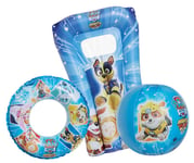 Paw Patrol strandset (madrass, boll, ring)