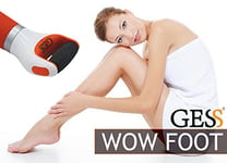 Gess 604Â Wow Foot Smooth Express Pedi Electrical Hard Skin Remover with Diamond ParticlesÂ -Â Strong Orange