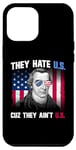 iPhone 15 Plus They Hate US Cuz They Ain't US Patrick Henry 4th of July Case