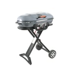 Boss Grill Deluxe Portable - 2 Burner Gas BBQ with Trolley Grey