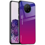 Alamo Gradient Glass Case for Xiaomi Redmi Note 9T 5G, Colorful Tempered Glass Phone Cover - Color 4