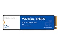 Wd Blue Sn580 Wds200t3b0e - Ssd - 2 Tb - Inbyggd - M.2 2280 - Pcie 4.0 X4 (Nvme)