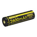 Nitecore Battery 18650 2600mAh rechargable with Micro-USB