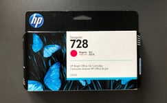 Genuine HP 728 Ink - MAGENTA 130ML / DESIGNJET T730 830 MFP (INC VAT) BOXED