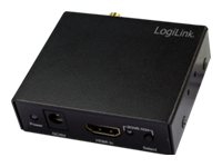 LogiLink - HDMI-delare - HDMI hane till mini-phone stereo 3.5 mm, TOSLINK, HDMI