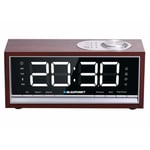 Bluetooth FM Radio Alarm Clock Retro PLL LED Display Wireless 5V 1.2A Blaupunkt