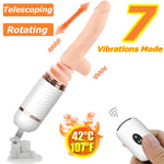 Automatic 7 Vibration Dildo Sex Machine for Women Hands-Free Sex Toys Heating UK