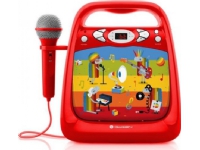 RM GOGEN Karaoke høyttaler for barn DECKOKARAOKER Rød