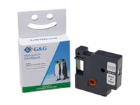 G&Amp G D1-Band Bandets Färg: Transparent Bandets Färg: Svart 12 Mm 7 M